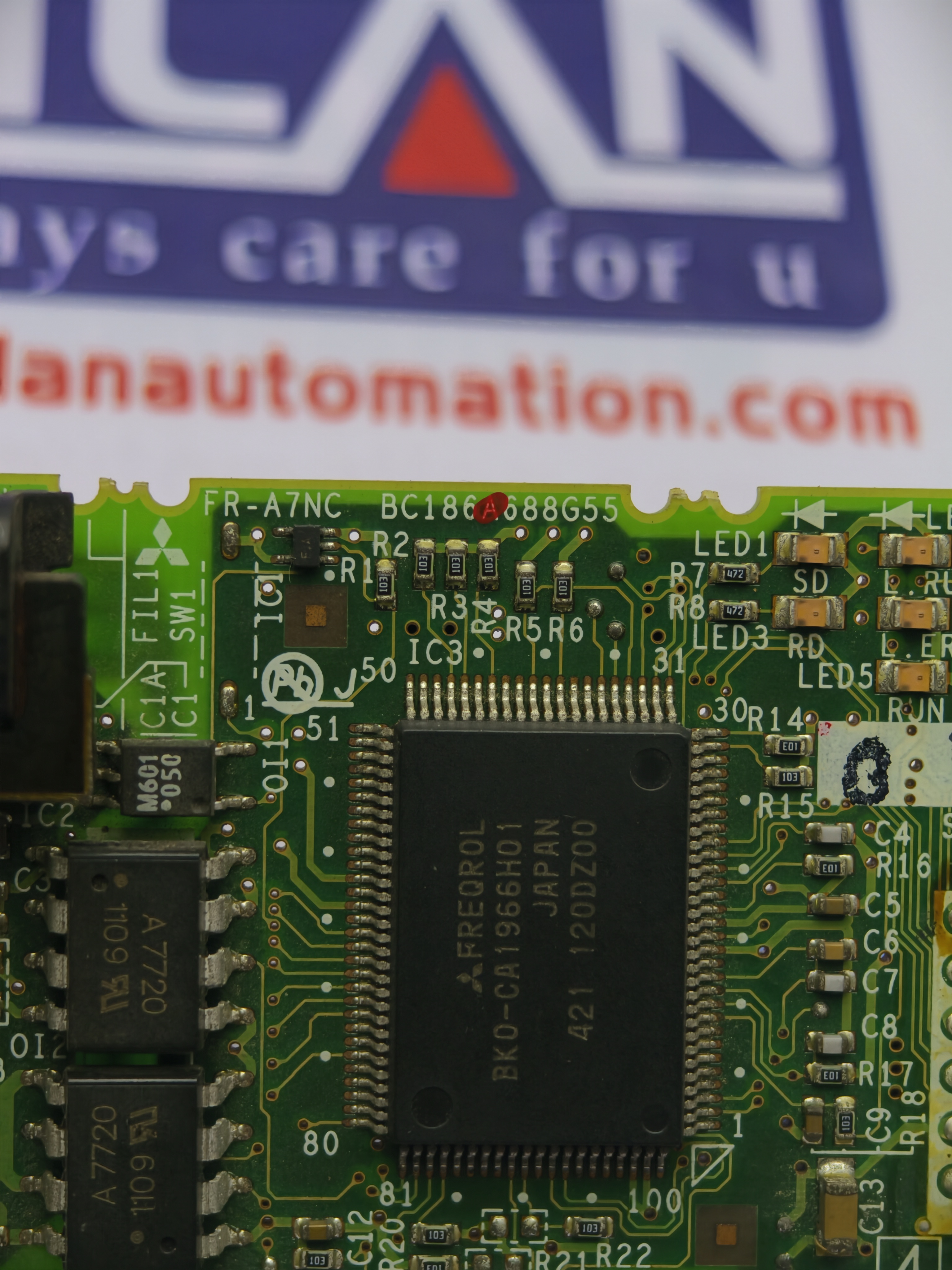 Mitsubishi BC186A688G55 frequency converter communication encoder card FR-A7NC